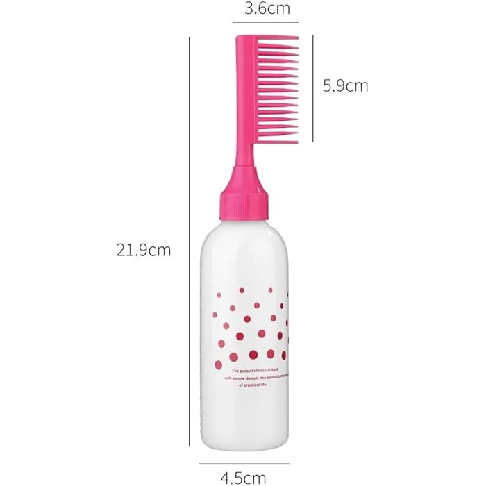 Oil and Hair Dye Applicator Comb with Reservoir - Innovative Solution for Easy Dispensing and Cleaning! - Generic - Image 5